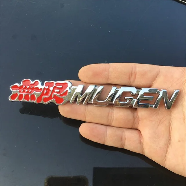 3d Aluminum Mugen Emblem Chrome Logo Rear Badge Car Trunk Sticker Car Styling For Mugen Honda Civic Accord Crv Fit And So On Car Stickers Aliexpress