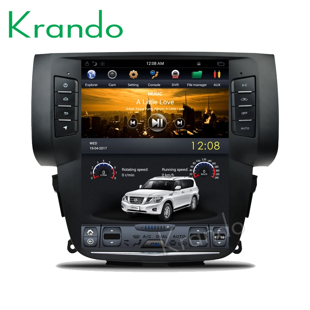 Автомагнитола Krando на платформе Android 9 0 с вертикальным экраном 10 4 дюйма Tesla для Nissan
