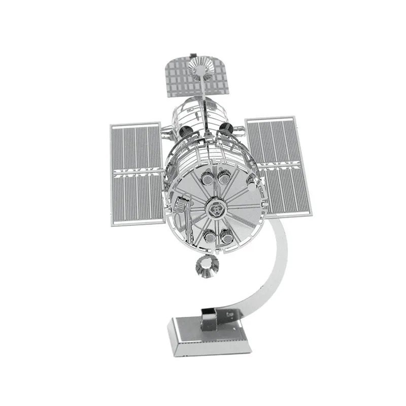 

3D Creative Space Telescope Metal Puzzle Model Stainless Steel Cut Jigsaws Children DIY Toys Adults Elegant Gift TK0073