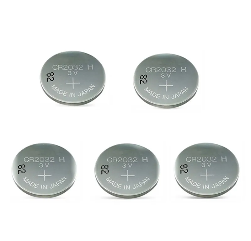 

5PCS Wholesale Button Battery CR2032 3V Lithium Battery Coin Cells Fast Shipping Good Quality CR Button Cell 2032 Made in Japan