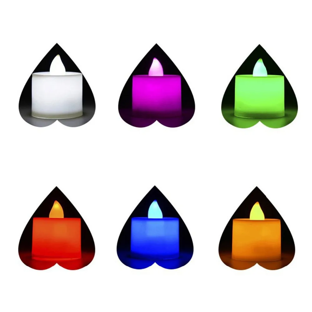 

Candle Shaped Multi Color Little Night Light Small LED Props Romantic Festival Decoration Festival Supplies Flameless LED Light