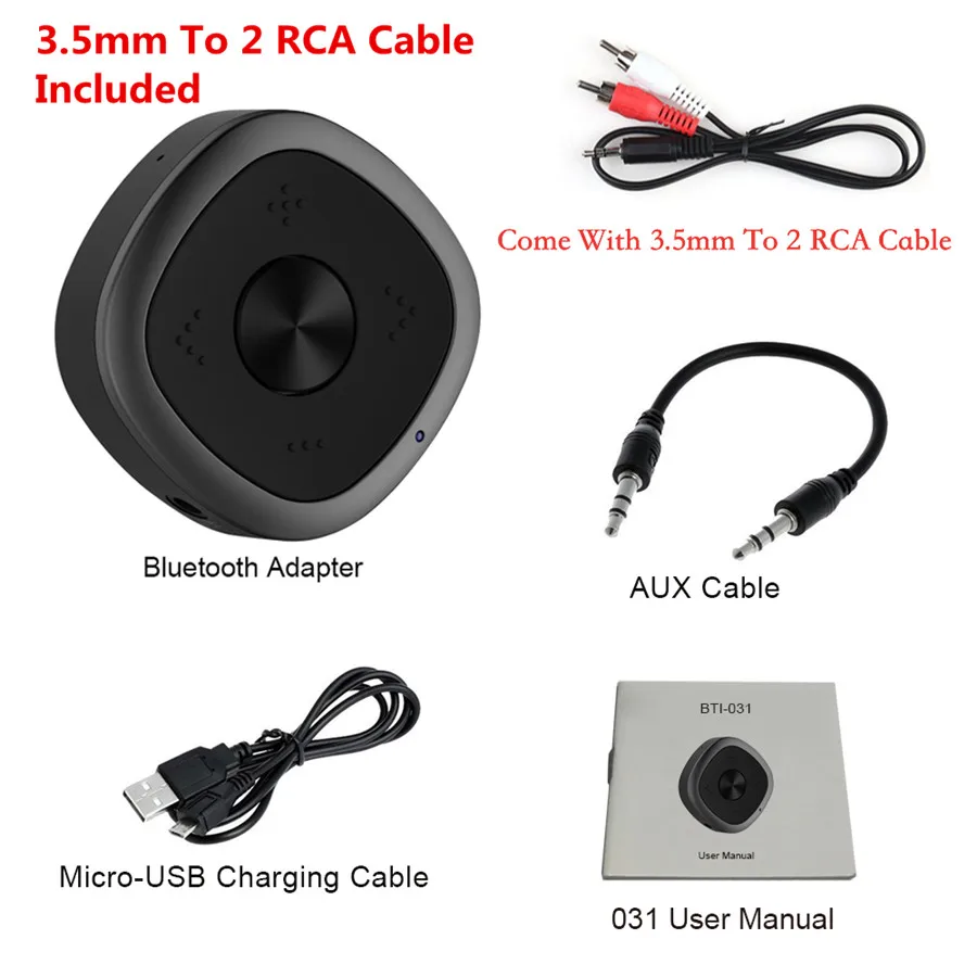 5,0 Bluetooth передатчик с CSR8675 APT-X низкой задержкой/Aptx HD аудио адаптер для телевизора, Bluetooth аудио приемник для динамика автомобиля - Цвет: With RCA Cable