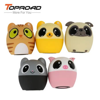 

TOPROAD Cartoon Bluetooth Speaker Portable Wireless Speakers Soundbar Stereo Subwoofer Music Player Phone Self Timer Handsfree
