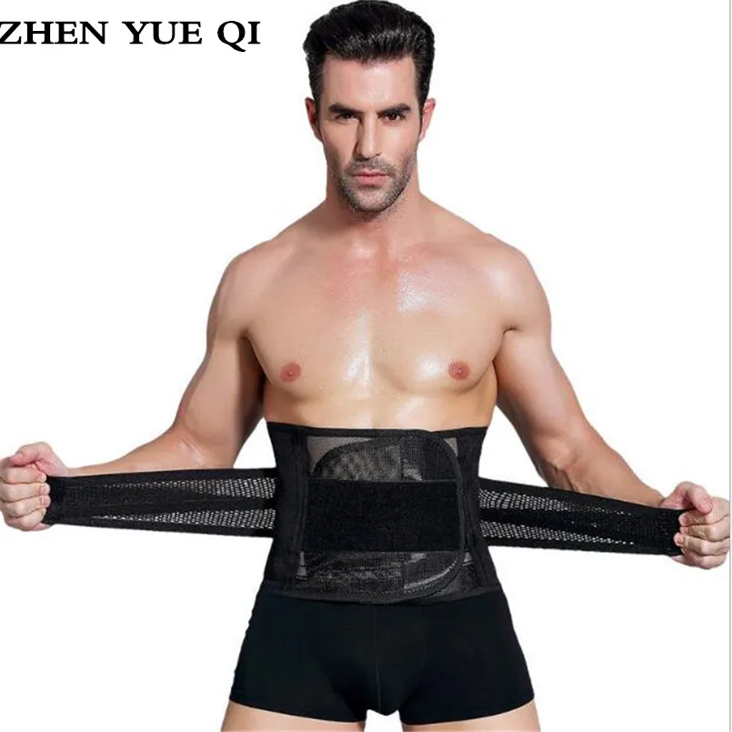 

Men Steel Bone Waist Trainer Vest Body Slimming Tummy Shaper Breathable shapewear Men Belly Corset Waist Slim Body Shaper