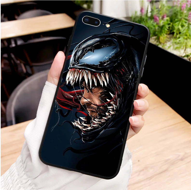 Роскошный чехол venom superhero marvel Мягкий силиконовый чехол для телефона для iPhone 11Pro MAX XR XS X10 5 5S 5SE 6 6S 11Pro MAX 6 7 8Plus