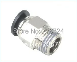 

PC 6-N02 tube size 6mm 1/4 NPT thread plastic straight pneumatic air connector