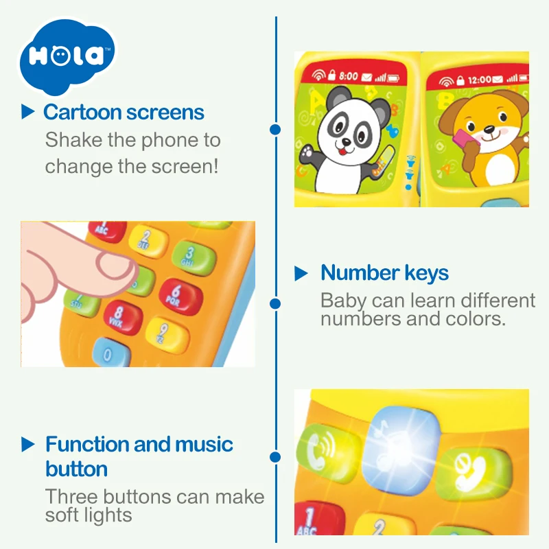 Free Shipping Huile Toys 956 Smart Music Mobile puzzle electronic learning toys   Free Shipping Huile Toys 956 Smart Music Mobile puzzle electronic learning toys