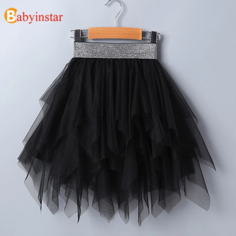 Babyinstar Summer Tutu Skirt Tulle Girl Irregular Design Baby Girl Clothes Kids Tutu Cute Baby Skirts Girl Kids Clothes Skirt