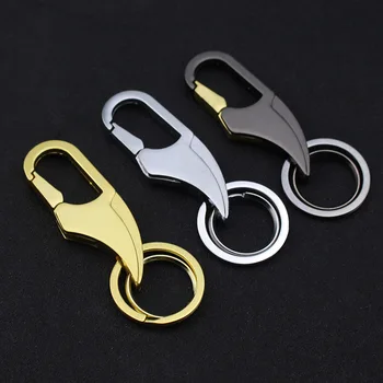 

by DHL or Fedex 500pcs Men's new car metal waist hanging key business creative gifts activities presented custom advertising