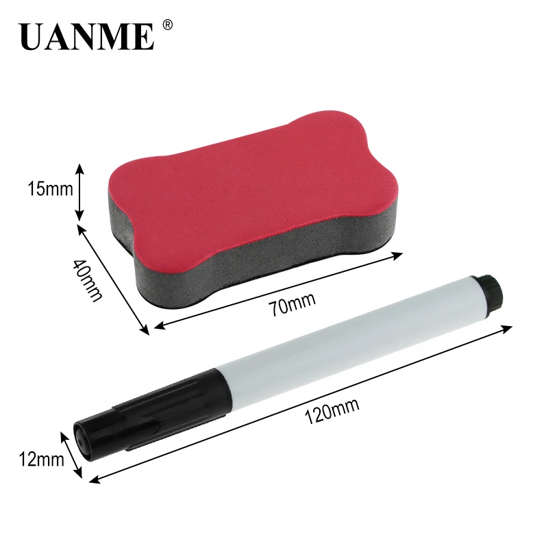 UANME 20X25CM 25X30CM магнитный коврик для проекта Рабочая панель с маркером ластик