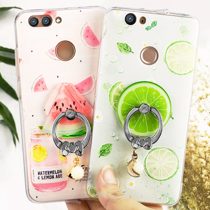 

3D Fruit case Huawei Nova 2 Case cover,Silicone Soft protector For Huawei Nova 2 phone cases 100% BiNFUL