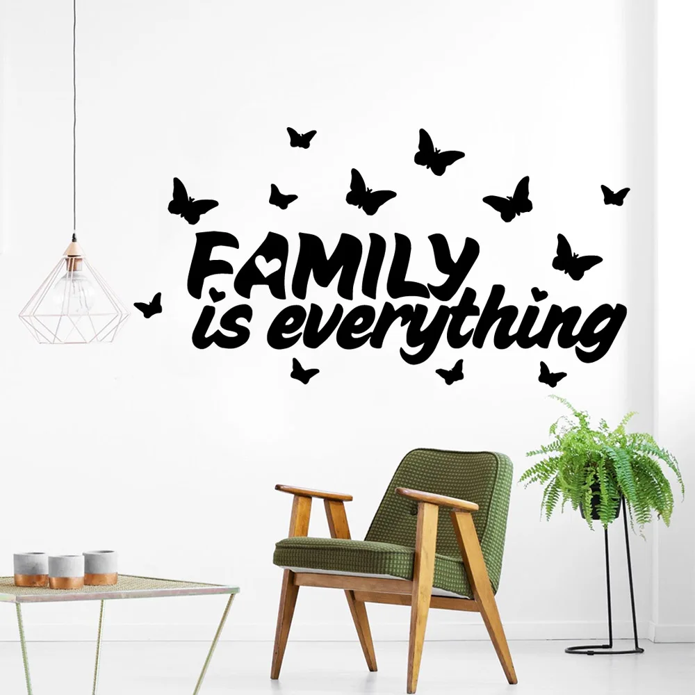 

NEW English Sentence Wall Stickers Vinyl Waterproof Home Decoration Accessories Removable Wall Sticker Background Wall Art Decal