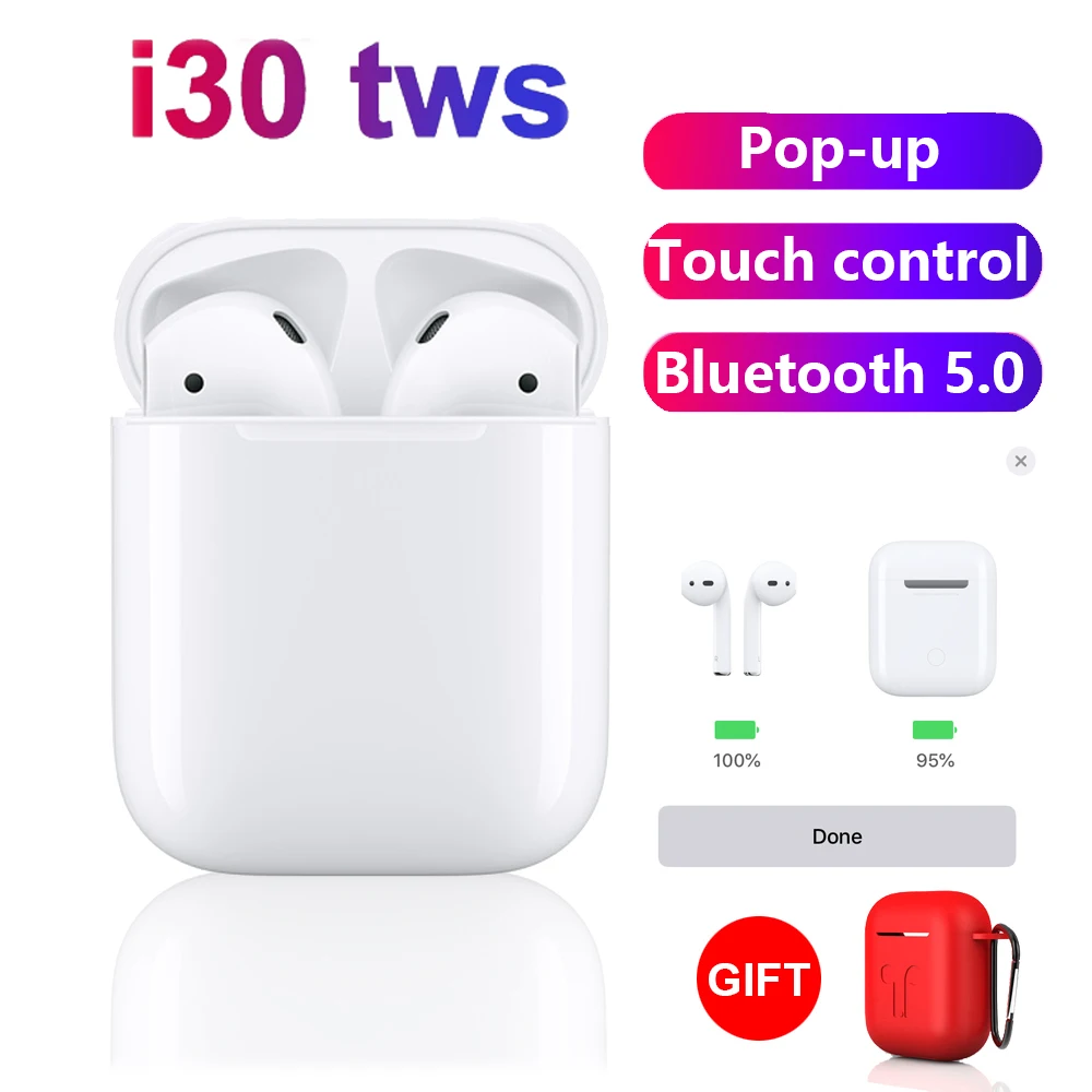 

i30 TWS LK-TE9 LK TE9 Pop-up 1:1 size All Replica air Wireless pods Bluetooth 5.0 Earphone i30 tws PK w1 chip 1:1 i7 i10 i20 tws