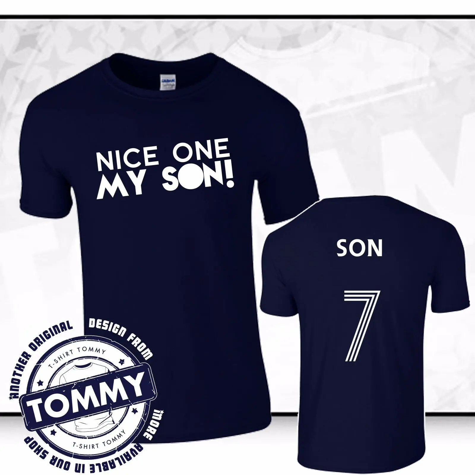 Tot Son Heung-min/футболка COYS Nice One My синяя футболка с надписью Spurs для мужчин и женщин