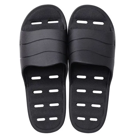 Xiaomi mijia; Тапочки для ванной; мягкие мужские сандалии; нескользящие домашние тапочки для душа; Детские повседневные Тапочки - Цвет: Black 280