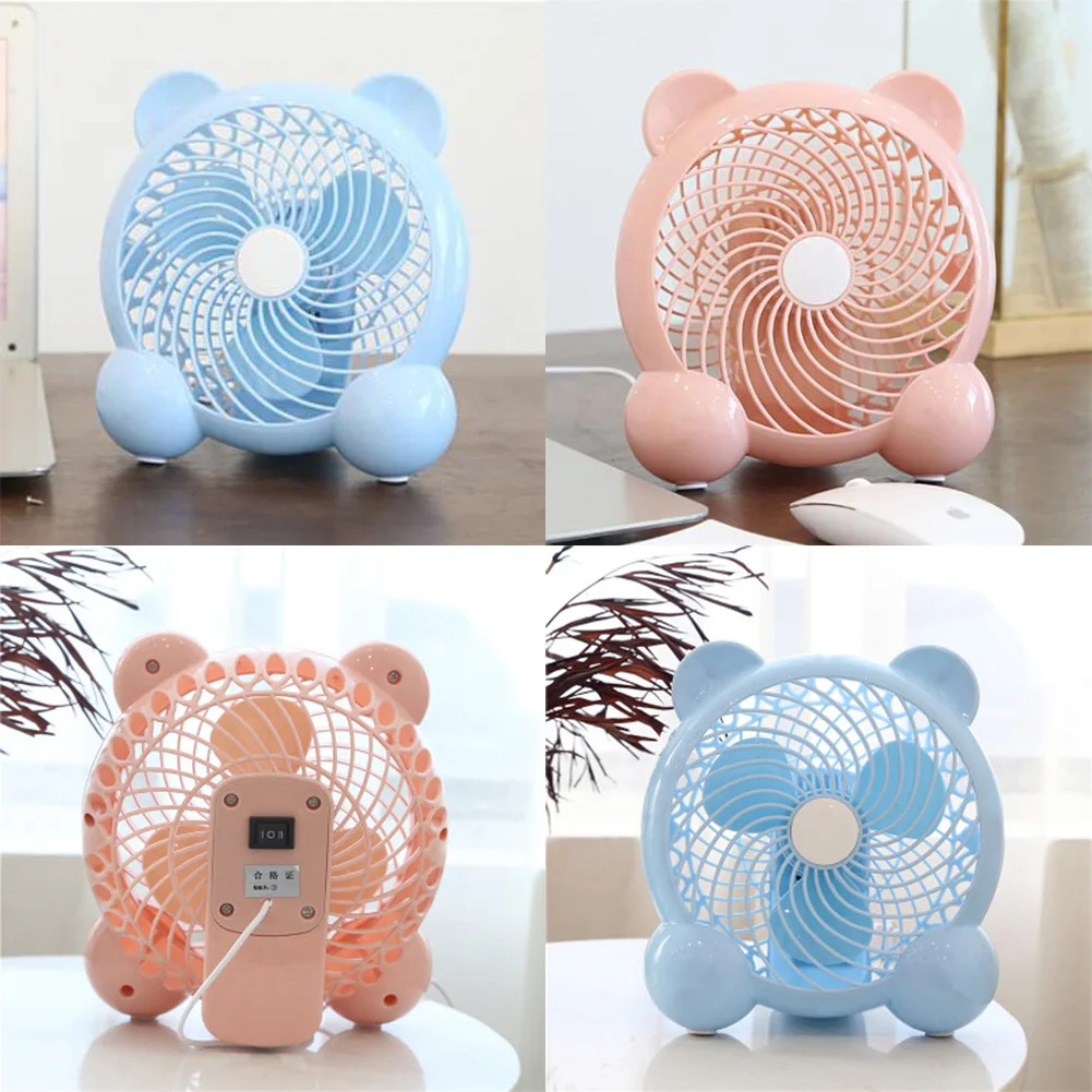 

Fashion Cute Small Mini Table Fan Personal Portable Fan Standing Fan for Office Home