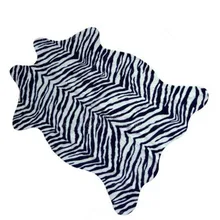 Новое поступление бархатные имитация шкуры ковры и ковры корова ковер с рисунком Зебра 110*75 см ковры для гостиной спальни