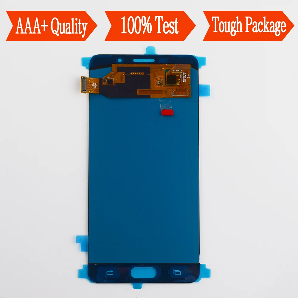 

For Samsung Galaxy A7 2016 Adjustable A710 A7100 A710F A710M Full Touch Screen Digitizer Sensor + LCD Display Assembly