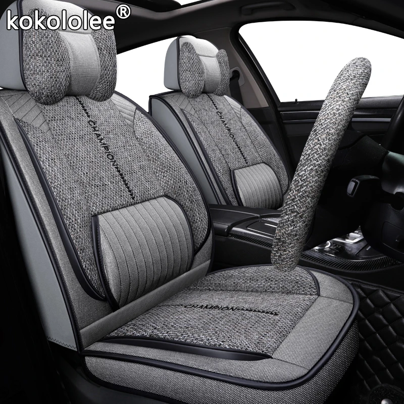 Тканевый чехол для сиденья автомобиля kokololee mazda cx 5 4 626 ford figo nissan micra tiida hyundai coupe ix25