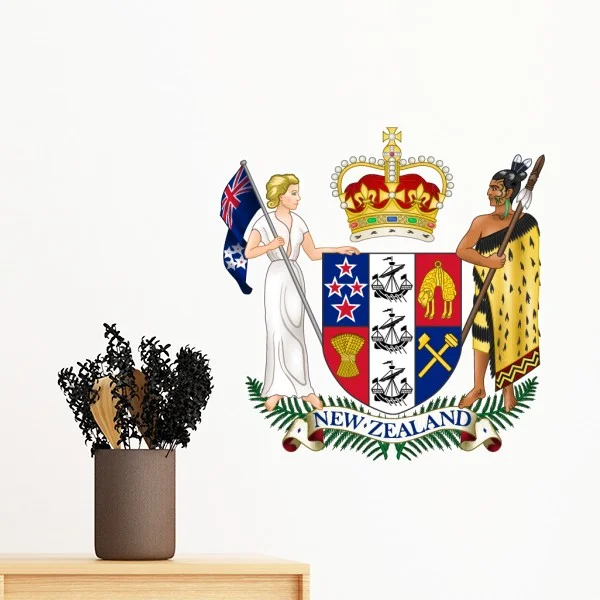 New Zealand Oceania National Emblem Removable Wall Sticker Art Decals