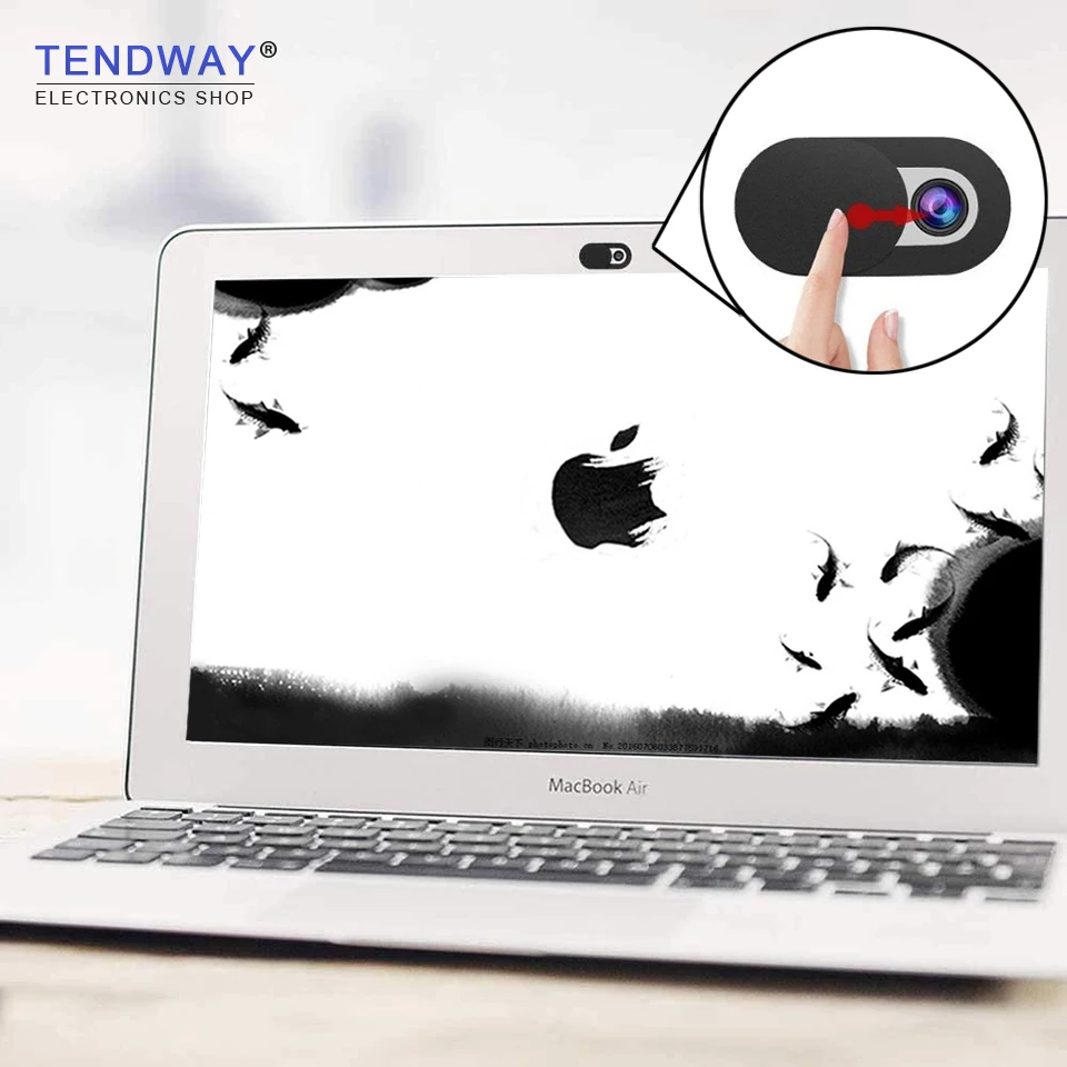

Tendway Webcam Cover for Laptop Camera Cover Lens Shutter Sticker 3/6 Pack Ultra Thin for Macbook/iPad Privacy Protection