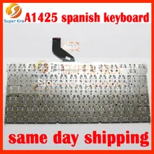 5pcs/lot original for macbook pro 13” retina A1425 SP Spain Spanish keyboard without backlight backlit late 2012 early 2013year
