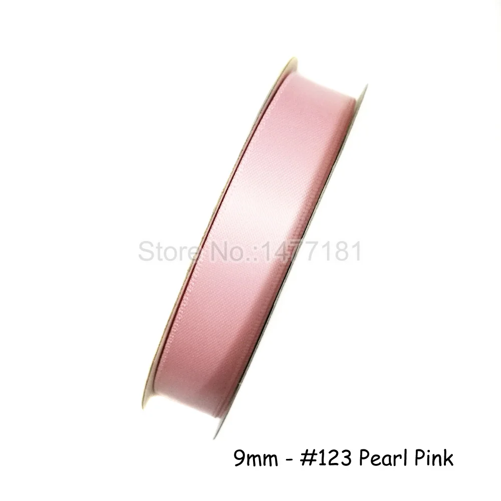 wide per 5m length Pink 1//4/" Double Sided Satin Ribbon 6mm Clearance