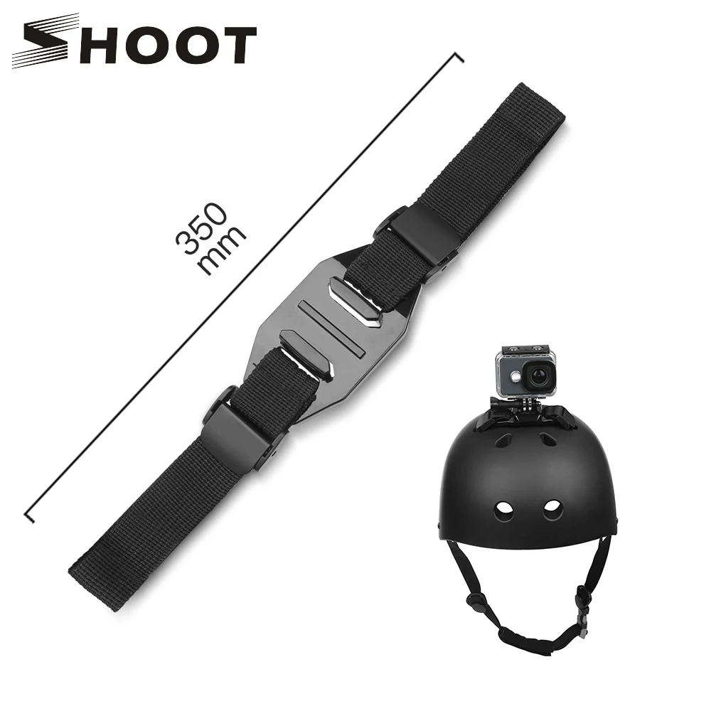 اطلاق النار قابل للتعديل عمل كاميرا خوذة حزام ل GoPro بطل 6 5 7 أسود 4 Xiaomi يي 4 k Sjcam Sj4000 eken H9 الذهاب برو بطل التبعي