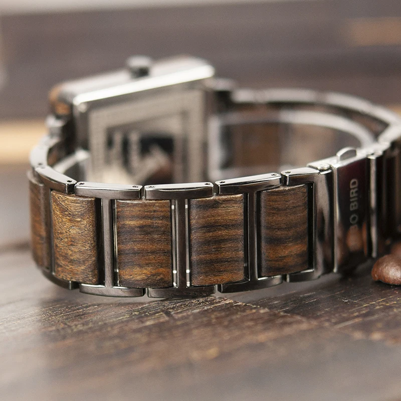BOBO BIRD Top Luxury Wood Watches Men Quartz Wristwatch Timepiece New Design Best Gift relogio masculino In Gift Box L-R14