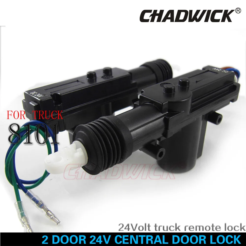 Kopen 24 V Centrale Deurvergrendeling vergrendeling systeem Universal Auto afstandsbediening Voertuig Keyless Systeem voor truck 2 deur CHADWICK 8101