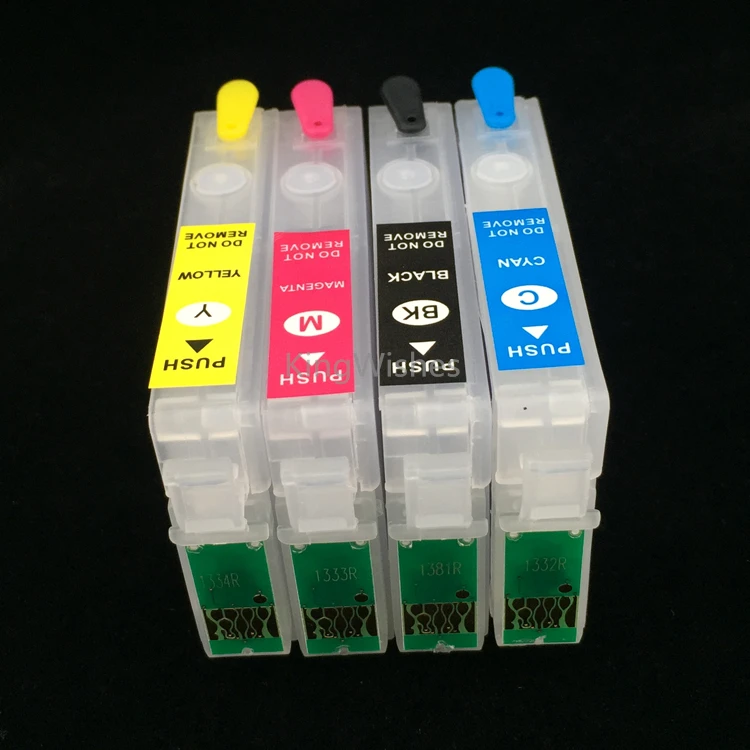 

T1271 Refillable Cartridge With Chip For Epson WF-3520 WF-3540 WF-7010 WF-7510 WF-7520 No Ink