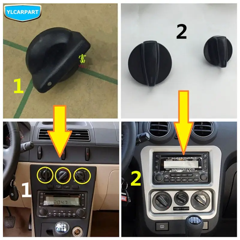 

For Geely CK,CK2,CK3, Car conditioning control switch knob
