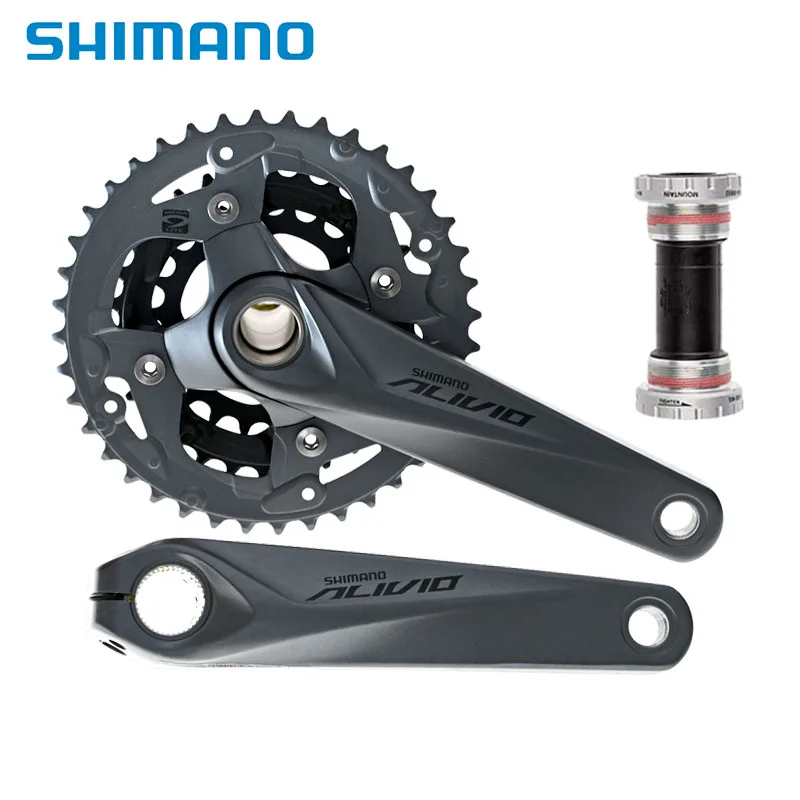 Shimano новинка Alivio Crank Crankset FC-M4050 с BB для M4000 HollowTech Запчасти для велосипедов