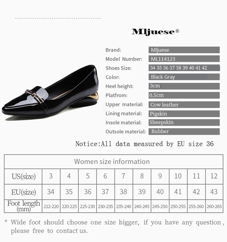 MLJUESE/; женские туфли-лодочки из коровьей кожи; сезон осень-весна; туфли-лодочки черного цвета на высоком каблуке со шнуровкой и острым носком; женская обувь; размеры 34-42