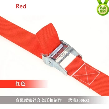

Free Shipping New 2pcs 2 inch (5cm) *1meters Polypropylene Metal cargo lashing strap ratchet tie down cam buckle winch strap