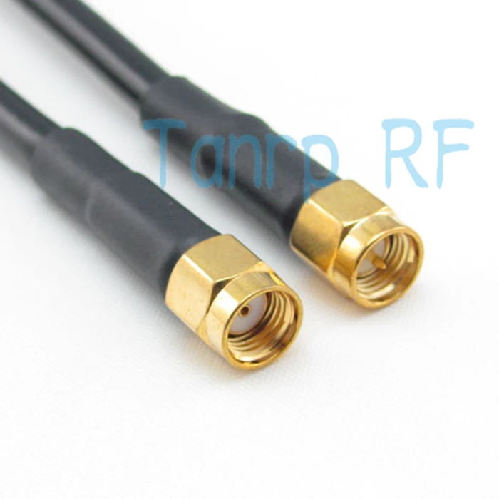 

Freeshipping! 20INCH RP-SMA male plug to SMA male plug RF Pigtail jumper coaxial cable RG58 50CM Wholesale