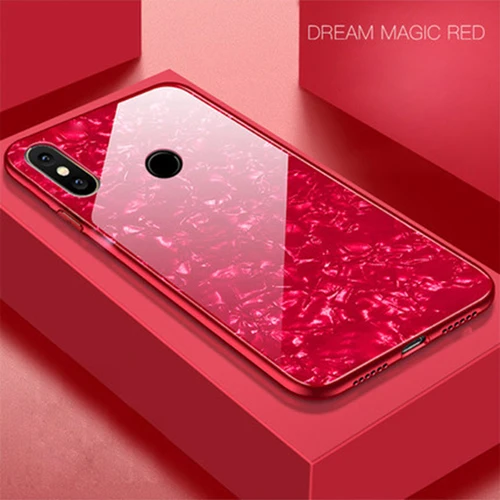 Чехол для телефона для Xiaomi mi A2 mi 8 mi 8 SE 6 5X 6X Note 3 mi x 2 2S Red mi 6A 6 Pro чехол Роскошный Шикарный чехол - Цвет: Red