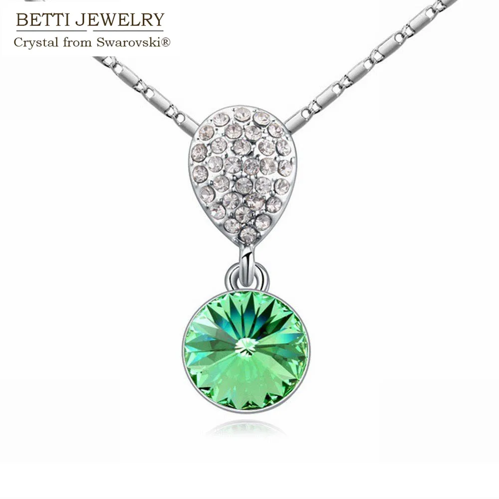 

2016 New design! charming round pendant necklace With Crystals from SWAROVSKI for Mother's Day gift