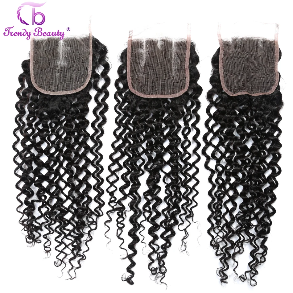 Trendy Beauty Brazilian Afro Kinky Curly Human Hair Weave Bundles 3Pcs with a Lace Closure 8-28 Inches Natural Black Non-remy Trendy Beauty Brazilian Afro Kinky Curly Human Hair Weave Bundles 3Pcs with a Lace Closure 8-28 Inches Natural Black Non-remy