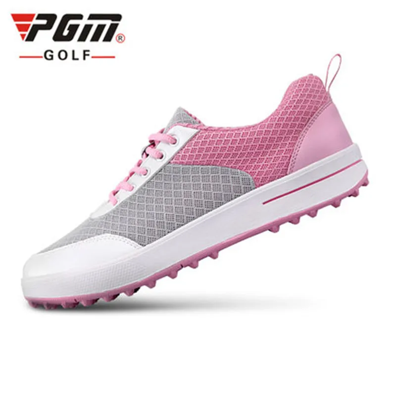 Женская резиновая распродажа ограниченная летняя Новинка! Pgm Golf женские модели ультра-светильник дышащая сетка обувь дизайн фиксированная штапель 3d Groo - Цвет: Лаванда