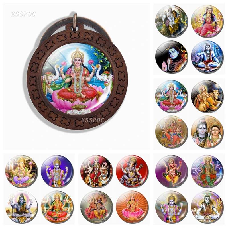 

New Arrival Indian God Shiva Keychain Wooden Indian Religious Amulet Pendant Handmade Accessories Gift for Friends Free Shipping