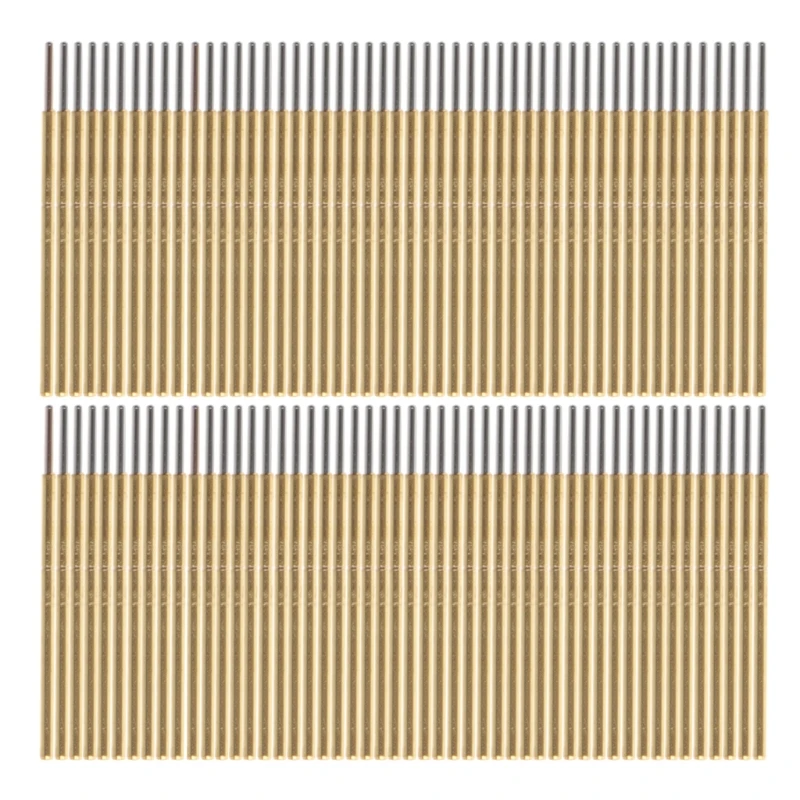 100 шт./упак. P50-J1 Весна Тесты зонд с круглой головкой Pin Dia 0,68 мм L16mm для PCB Тесты Инж