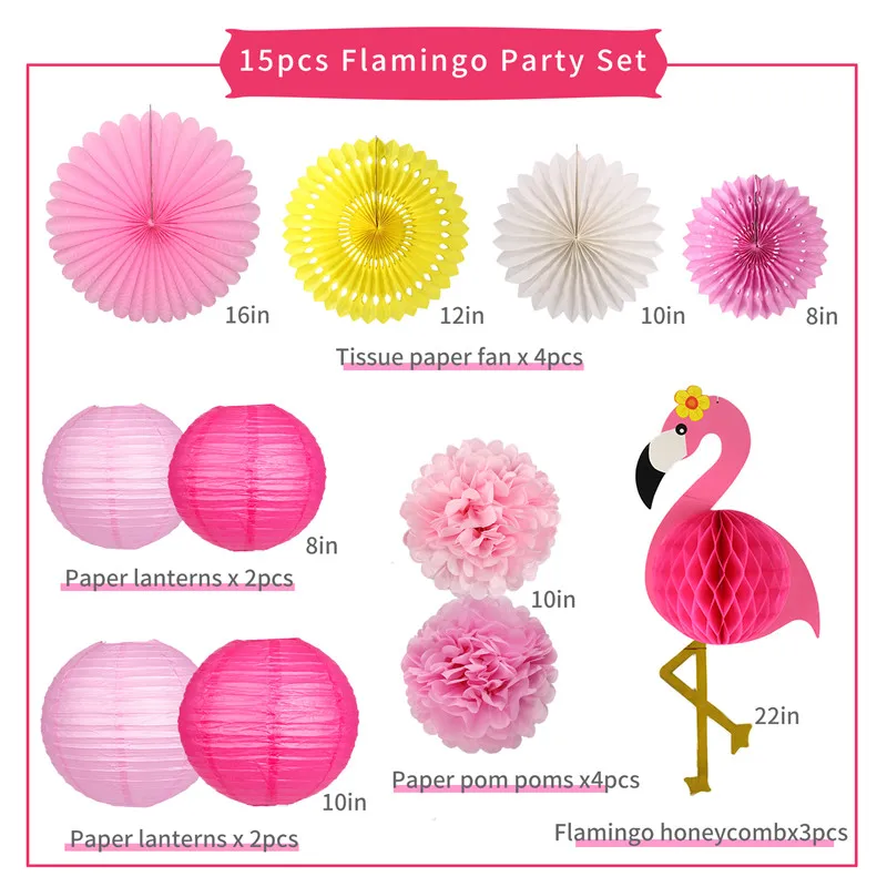Flamingo Party set 2