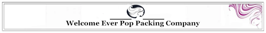 Пользовательский золотой логотип из фольги uxury женские Виргинские пряди для наращивания волос упаковочная коробка, упаковка для волос коробки, профессиональная упаковка для волос коробки