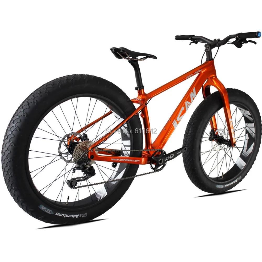 2020 углеродный полный велосипед золотой цвет популярный зимний fatbike колеса и
