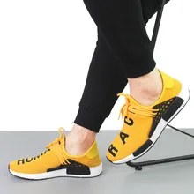 

Sneakers Men New 2018 Human Race Unisex Spring Casual Men Shoes Breathable Flats Shoes Men Trainers Shoes Chaussure Homme XX-004