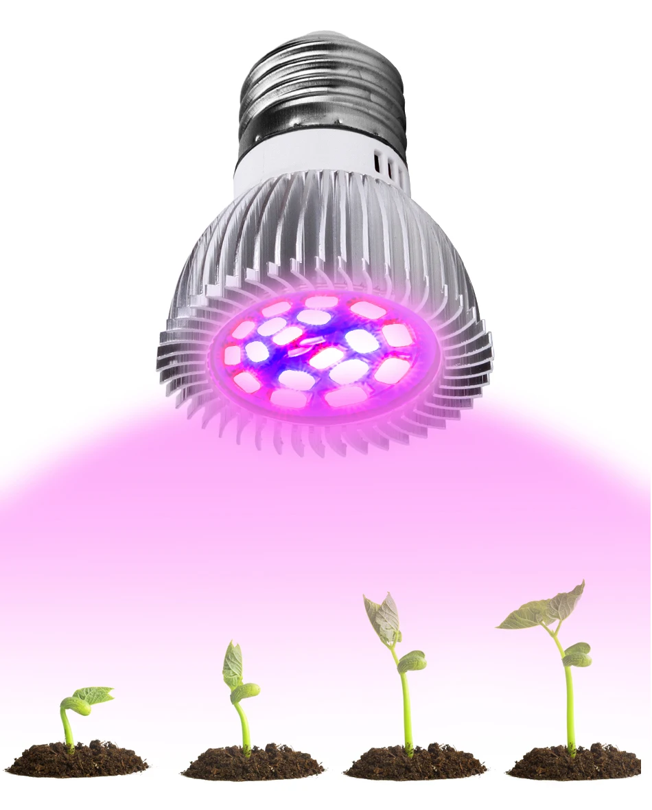 Spectre complet cfl LED lampe de culture Lampada E27 E14 MR16 GU10 plante d'intérieur lampe floraison hydroponique système IR UV jardin 110V 220V