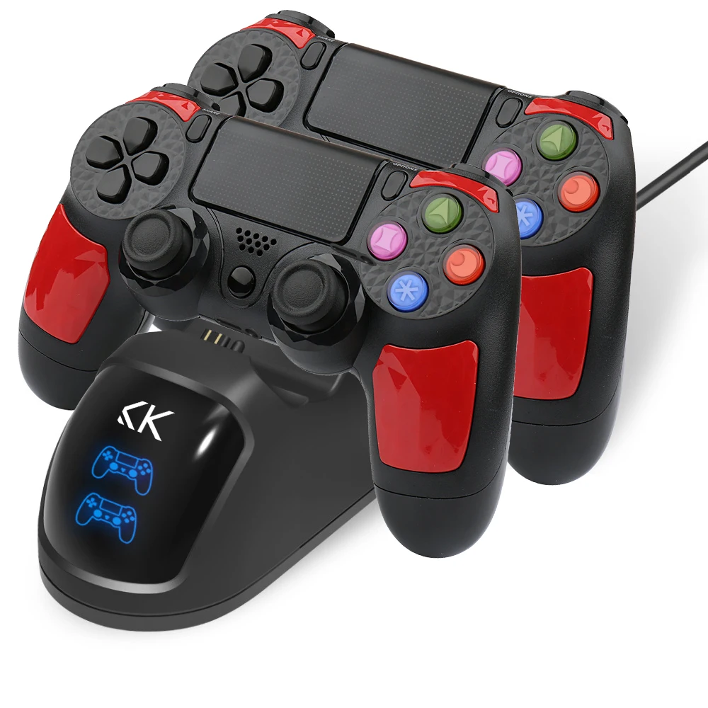 K ISHAKO для PS4 контроллер зарядное устройство DualShock 4 док станция зарядки с USB Playstation
