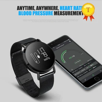 

Heart Rate Blood Pressure Monitor Pedometer Smart band Healthy Tracker Waterproof wristband support line whatsapp message push