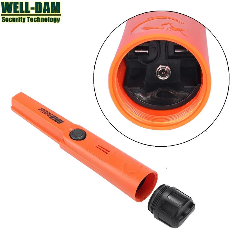 10 шт./лот Золотой Охотник водоотталкивающий контактный указатель металлоискатель для золота ручной подводный металлоискатель с батареей - Цвет: TMR Orange